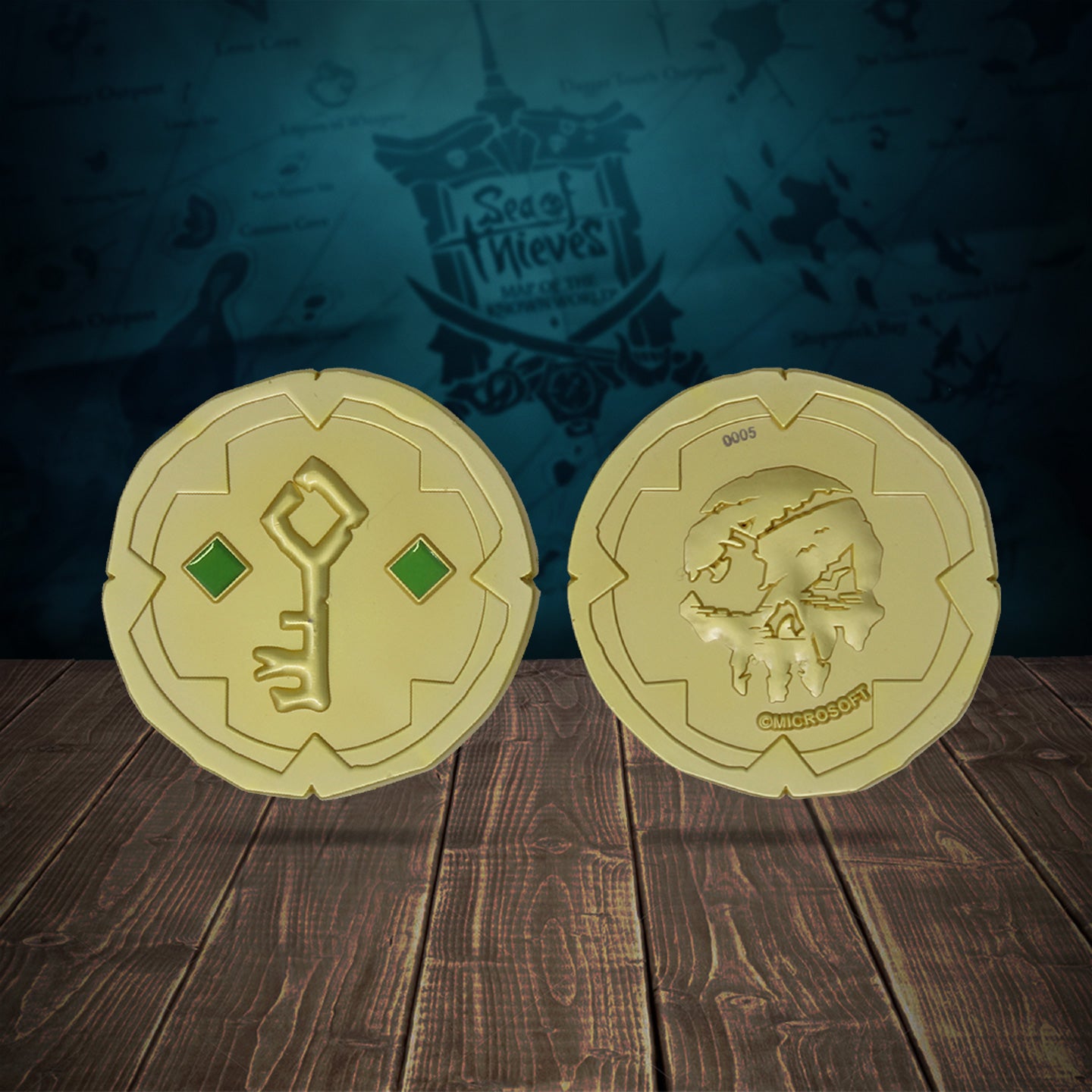 Sea of Thieves limited edition Gold Hoarder collectible coin from Fanattik