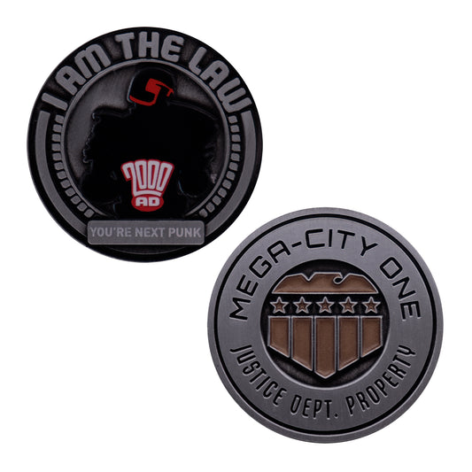 2000 AD Judge Dredd Mega-City One Coin