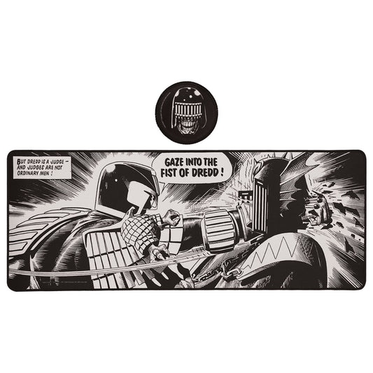 2000 AD Judge Dredd XL Desk Pad and Coaster Set