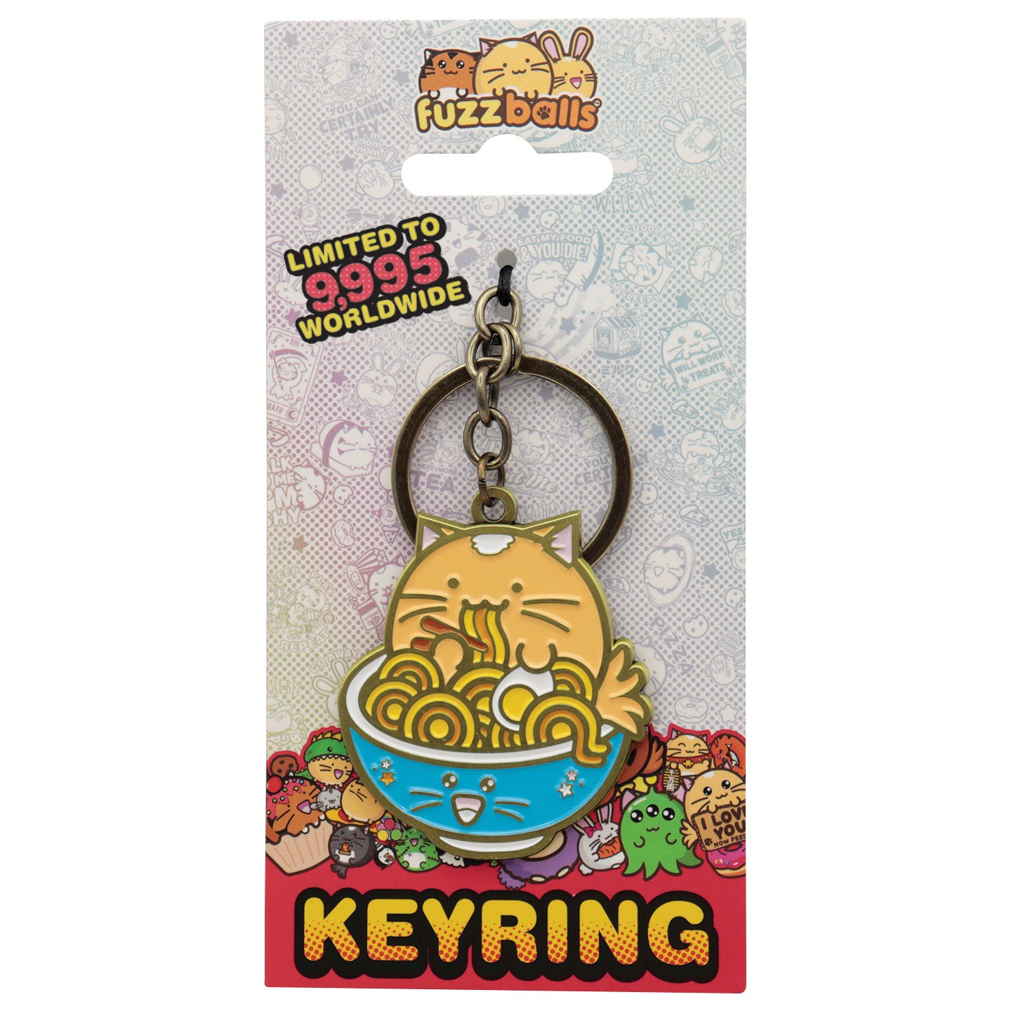 Fuzzballs Whisky Noodles Keyring
