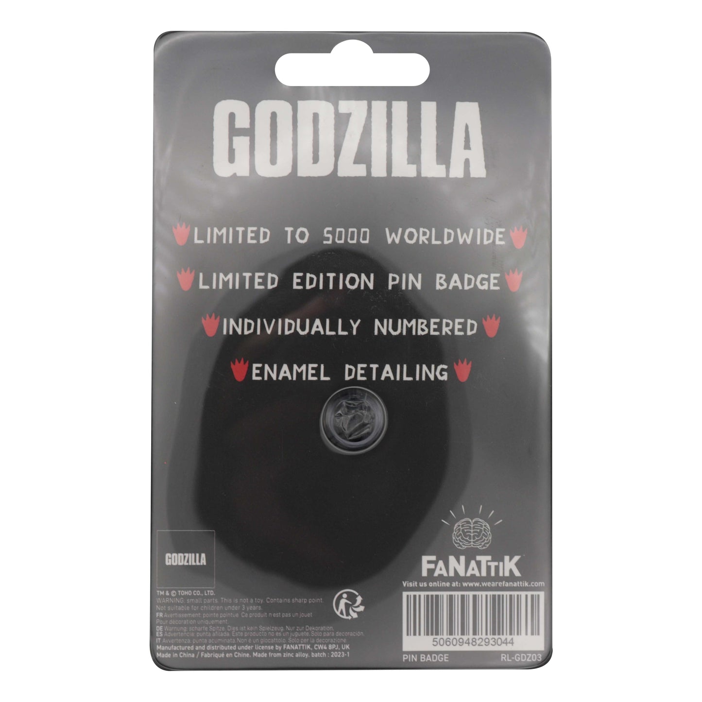 Godzilla Limited Edition Pin Badge
