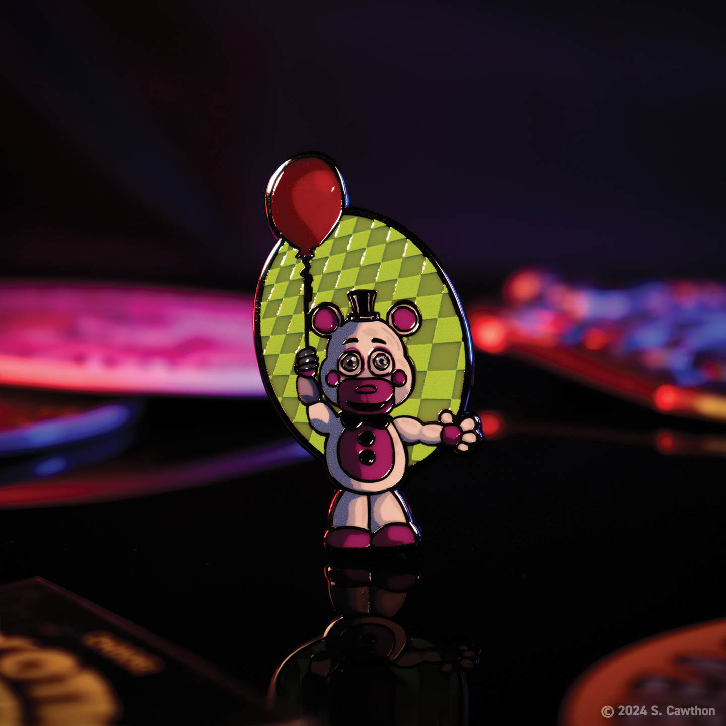 Five Nights at Freddy's Mystery Pin Badge CDU Containing 12 Blind Boxes