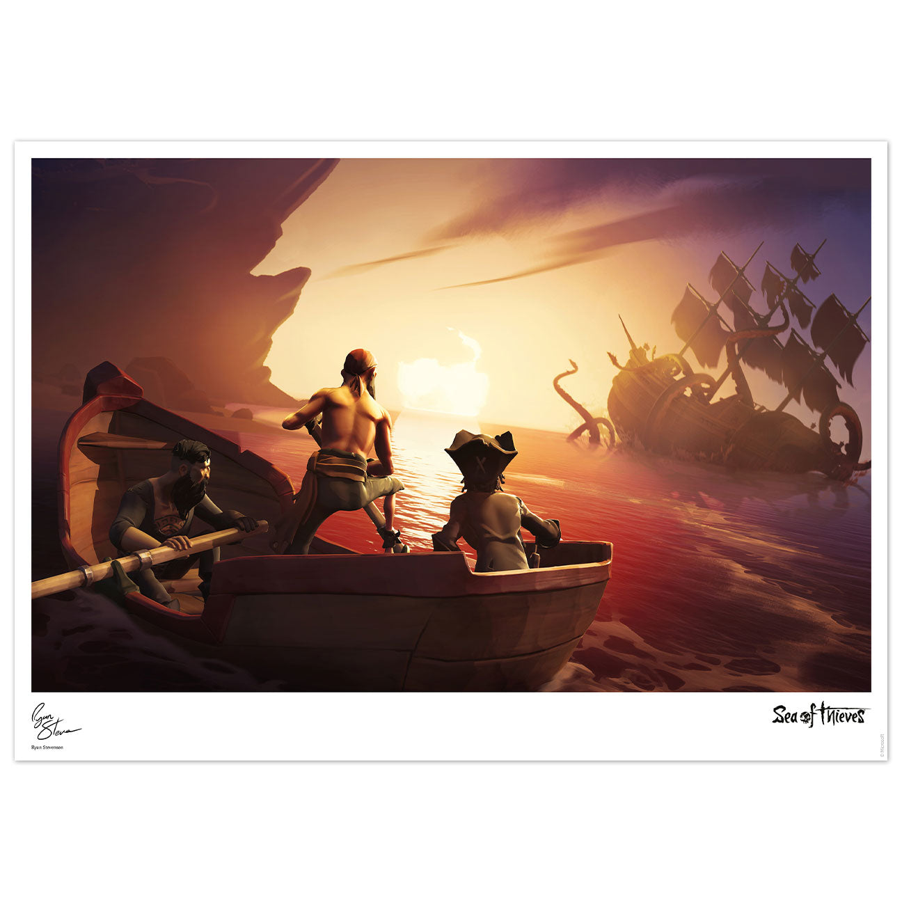 Sea of Thieves Limited Edition A3 Art Print from Fanattik