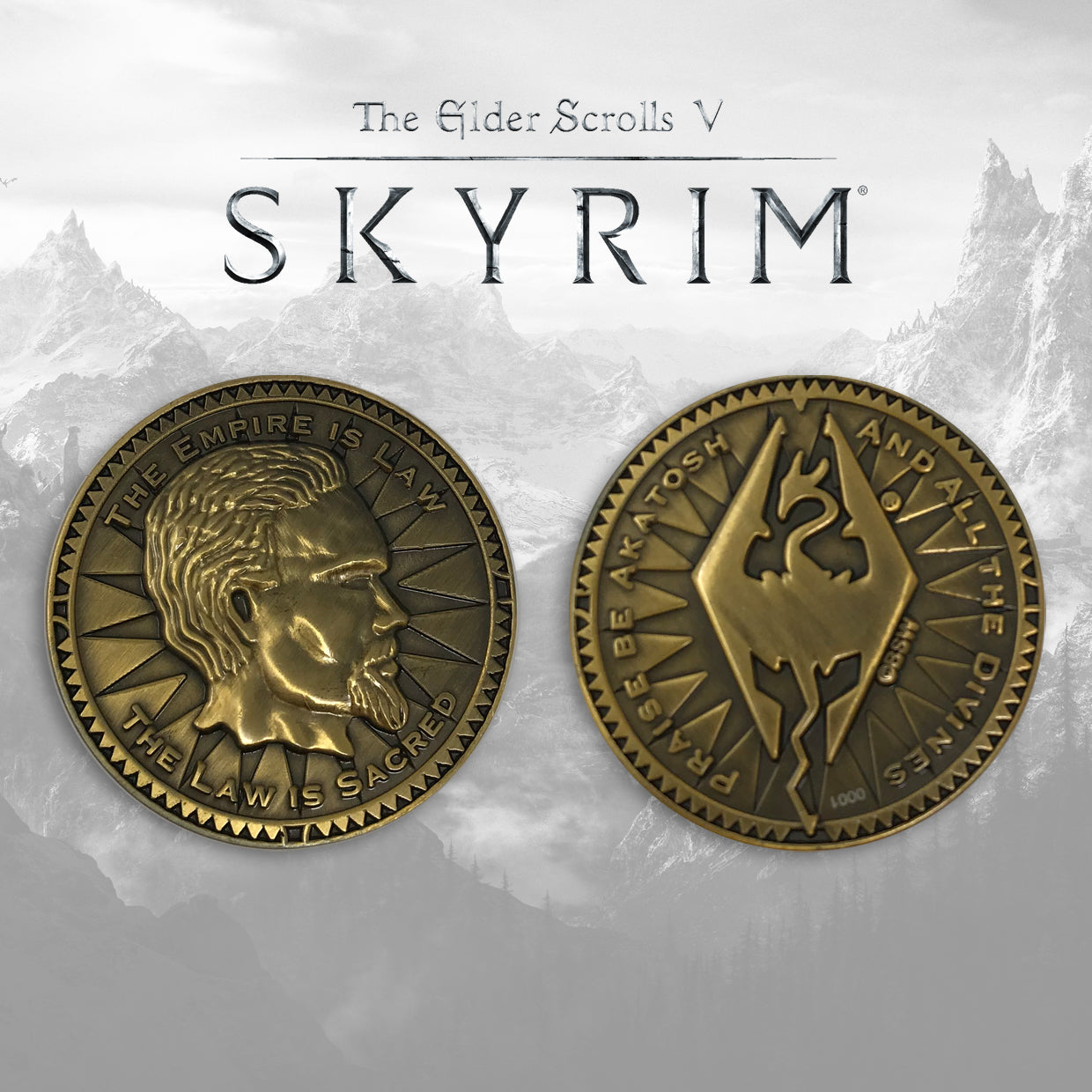 The Elder Scrolls V: Skyrim Limited Edition Replica Septim Currency Collectible Coin