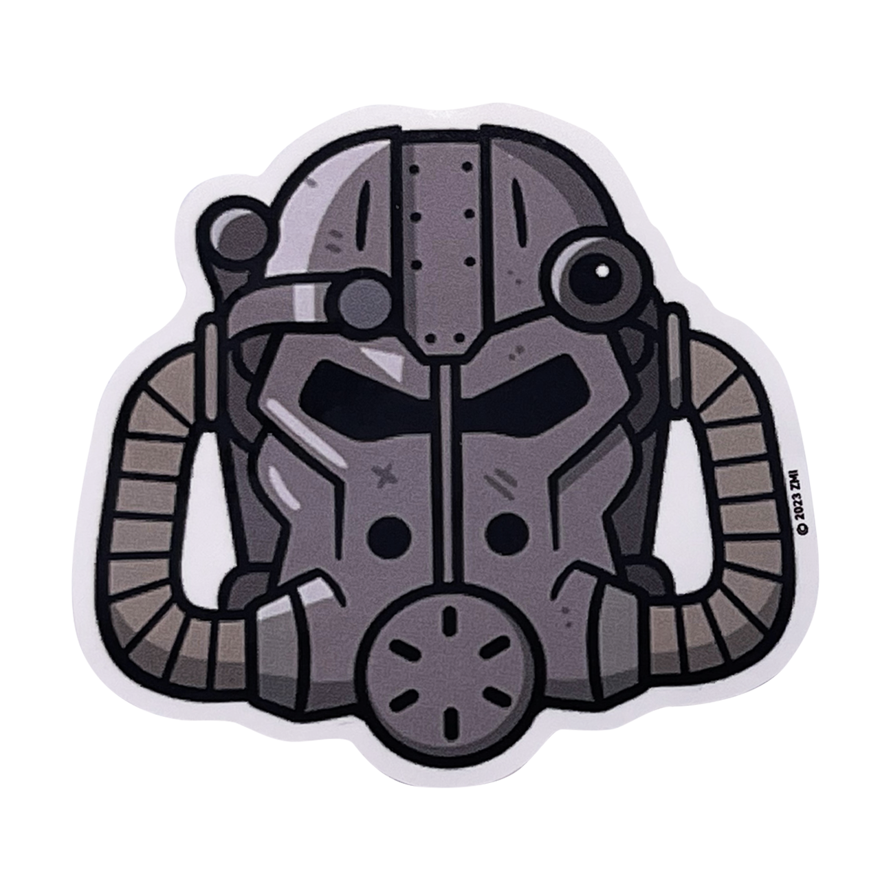 Fallout Brotherhood of Steel Medallion Vinyl Sticker