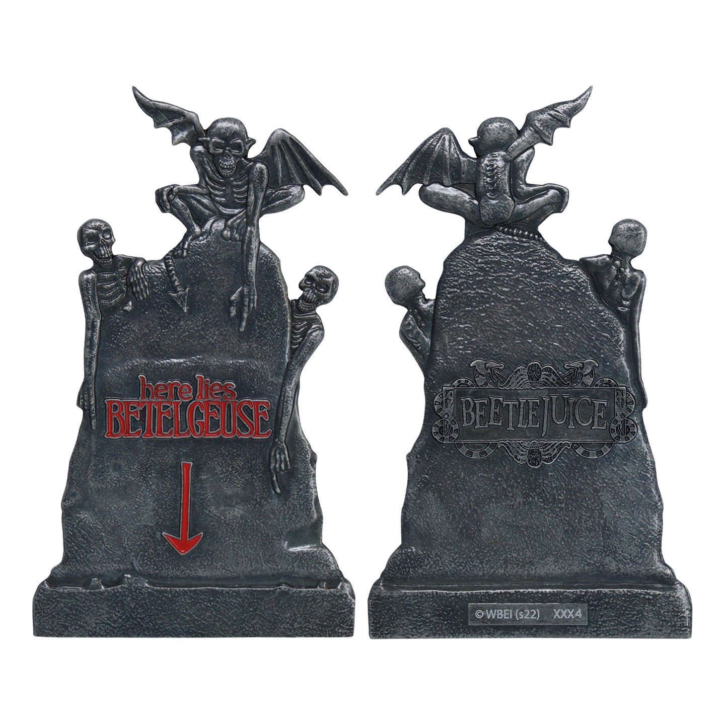 Beetlejuice Limited Edition Gravestone Collectible Metal Ingot