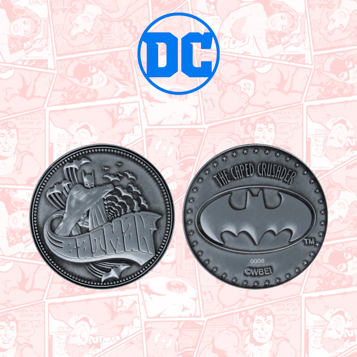 DC Comics Batman Limited Edition Collectible Double-Sided Coin