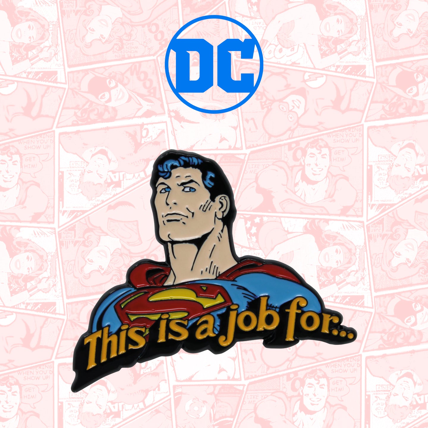 DC Comics Superman Limited Edition Metal Enamel Pin Badge