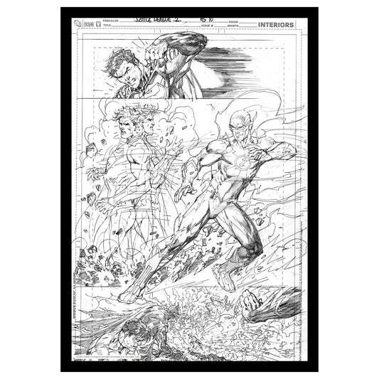 DC Comics Superman & Flash Limited Edition Art Print