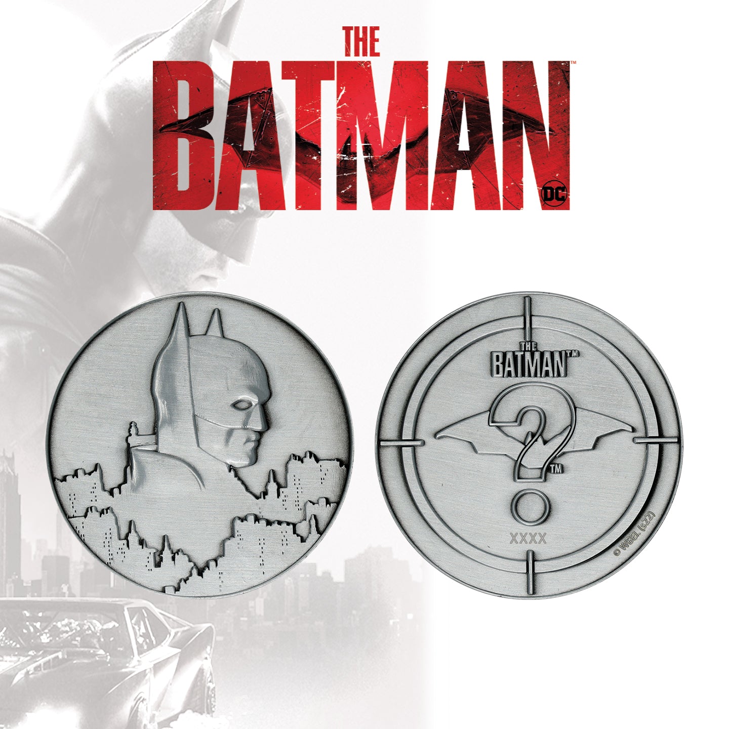 Batman limited edition heavily embossed metal collectible medallion from Fanattik