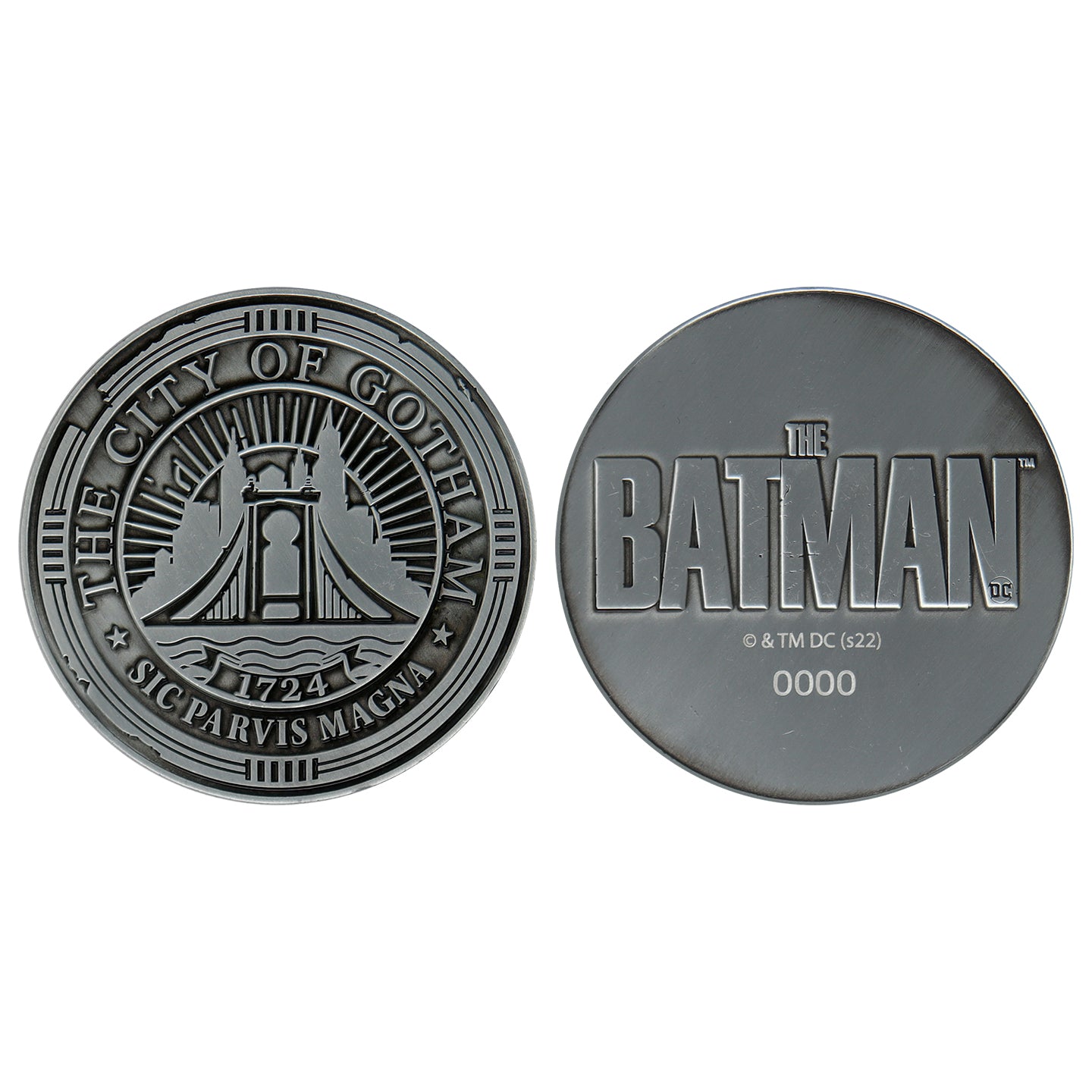DC The Batman limited edition Gotham City Medallion from Fanattik
