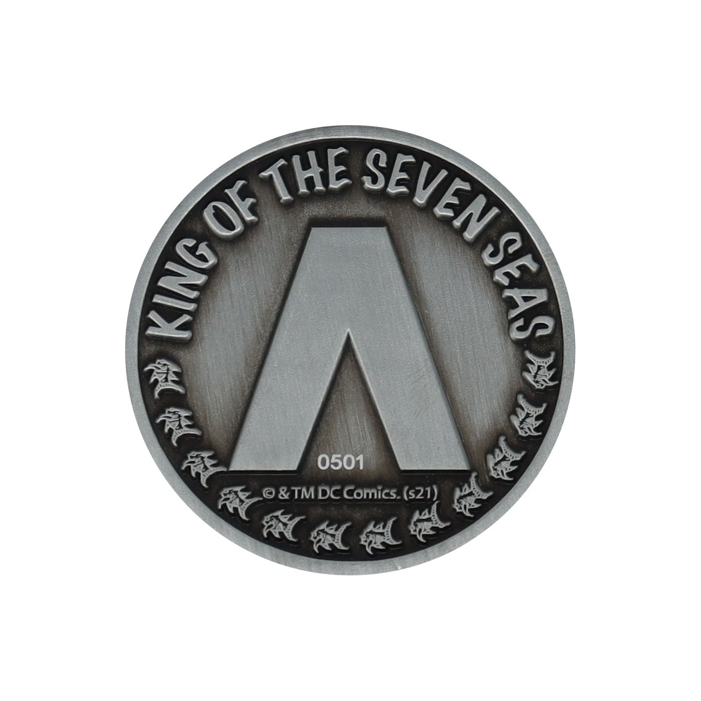 DC Comics Aquaman double-sided limited edition collectible coin