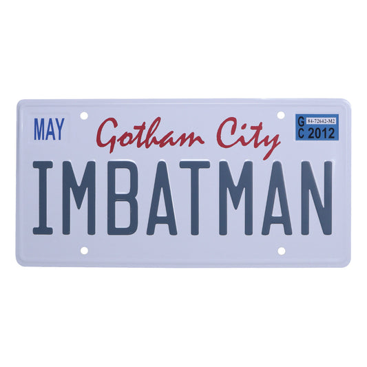 DC Batman Embossed Number Plate Tin Sign