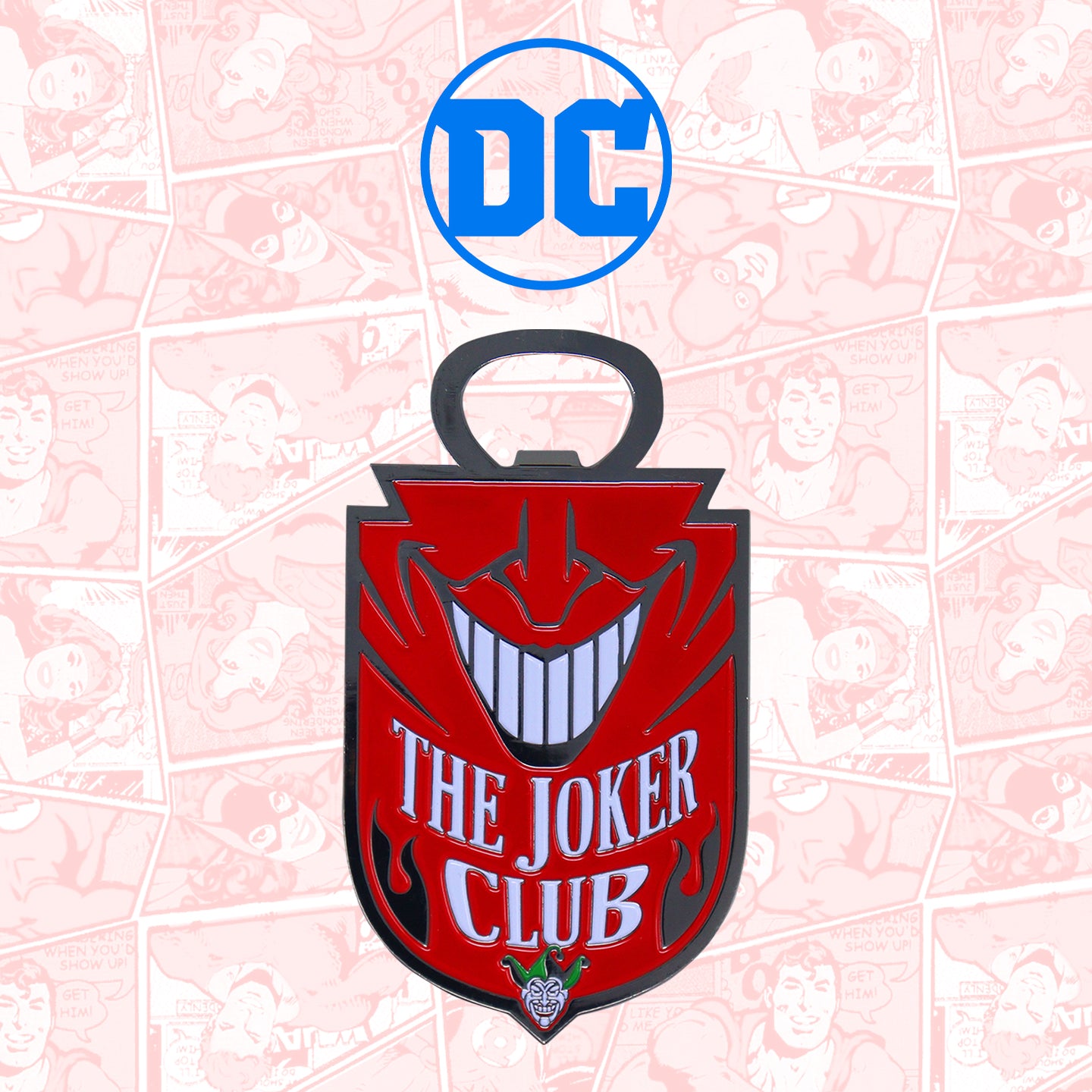 The Joker heavy duty and magnetic bottle opener from Fanattik