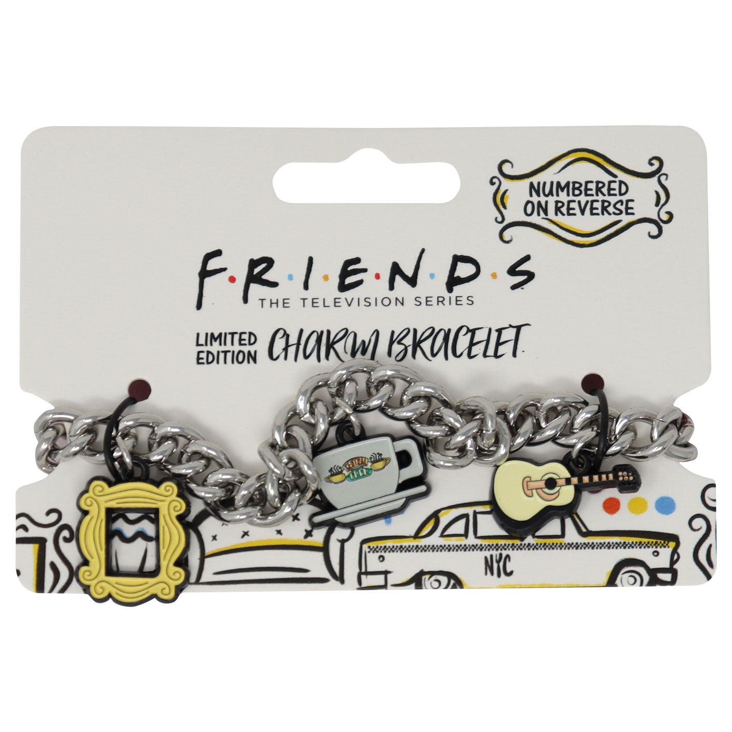Friends Metal Charm Bracelet from Fanattik
