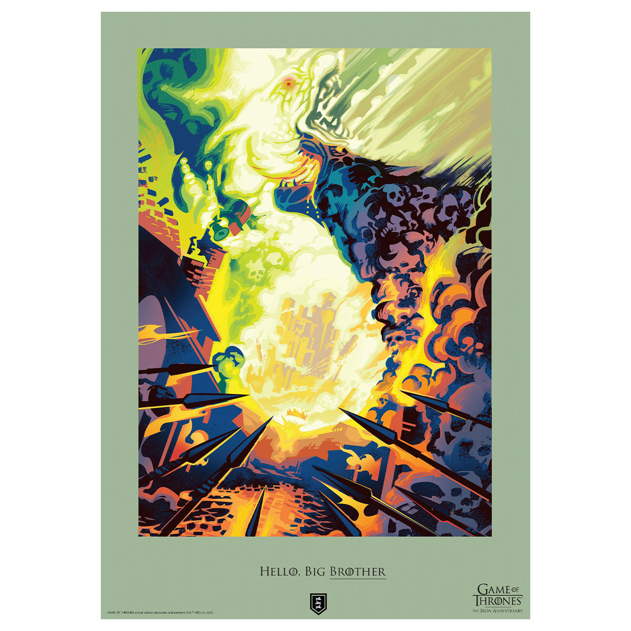 Game of Thrones Limited Edition A3 Hand Numbered Art Print