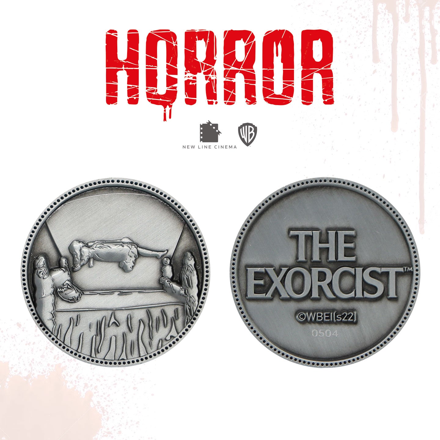 The Exorcist Limited Edition Collectible Metal Horror Coin