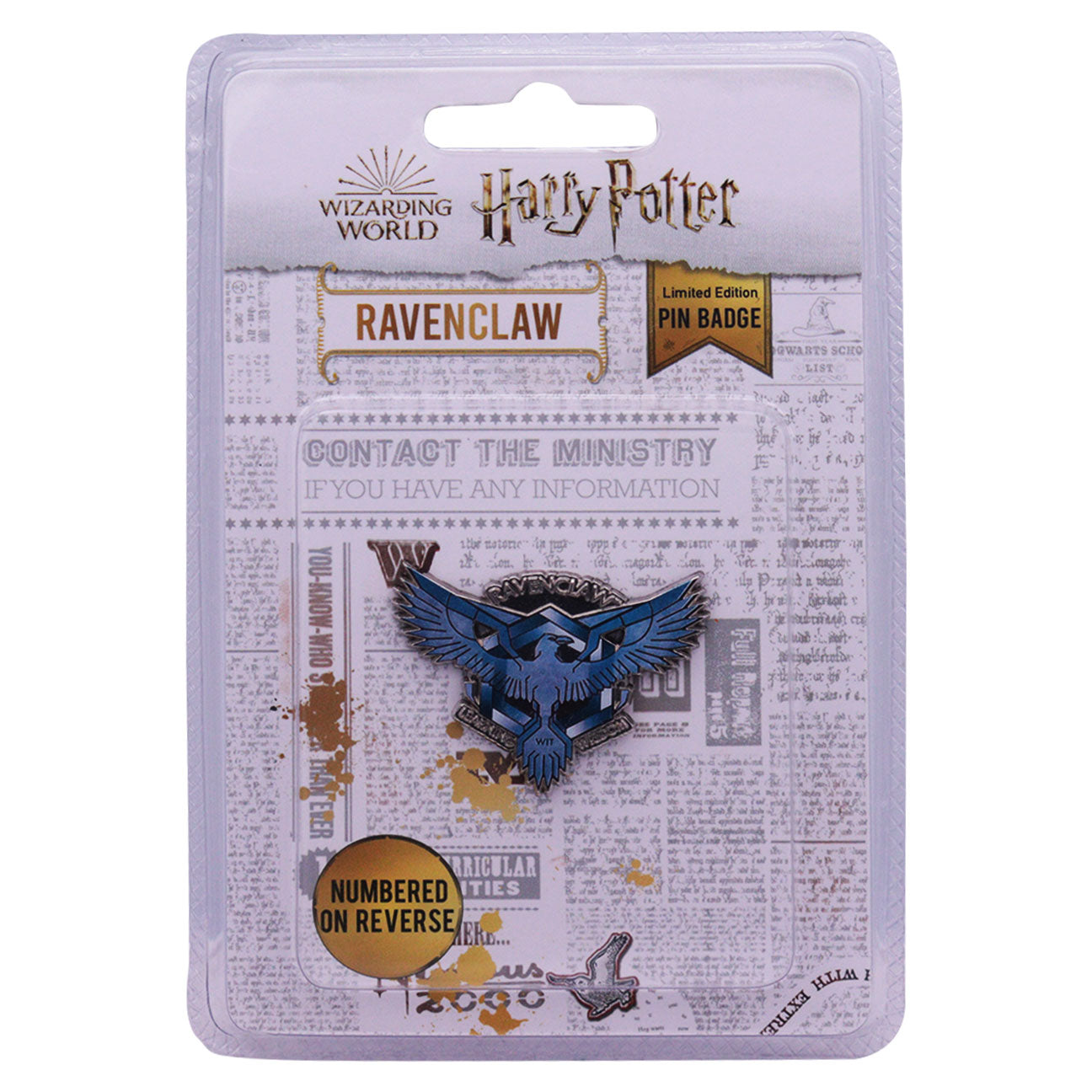 Harry Potter Limited Edition Ravenclaw House Pin Badge Fanattik Harry Potter Limited Edition Ravenclaw House Pin Badge Fanattik