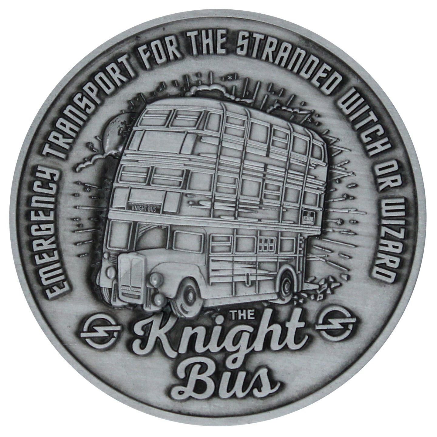 Harry Potter Limited Edition Knight Bus Collectible Metal Medallion