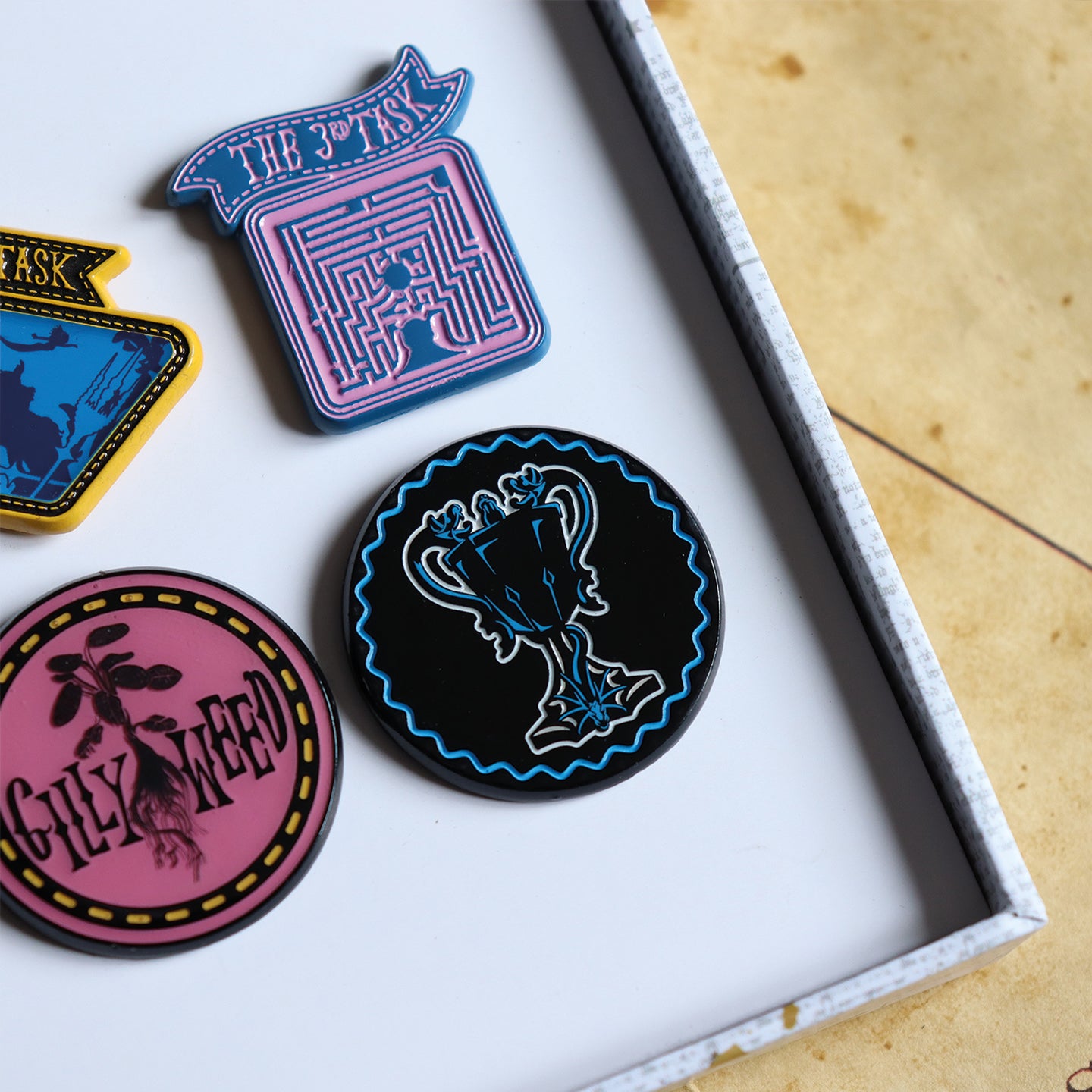 Harry Potter Limited Edition Set of 6 Triwizard Tournament Pin Badges