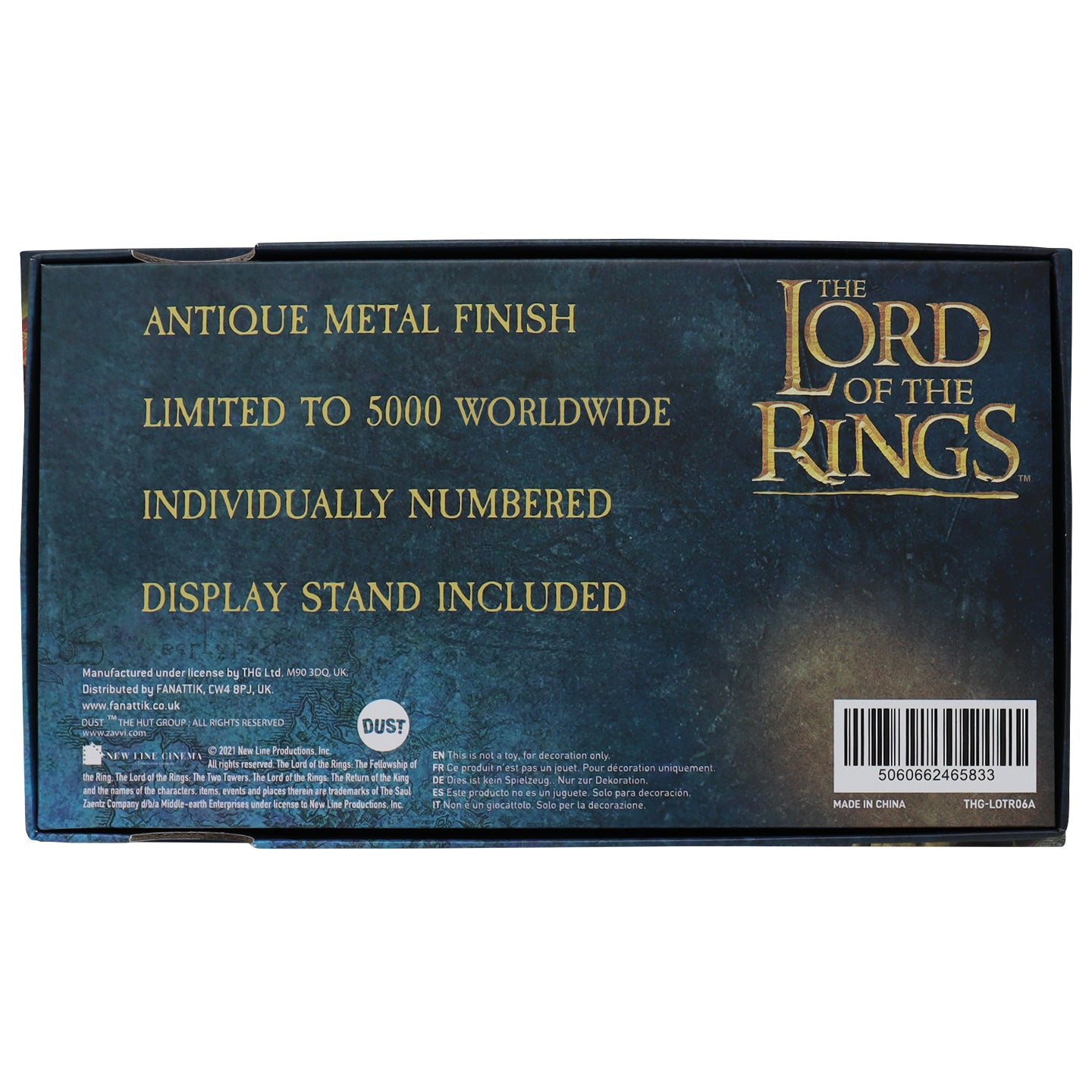 The Lord of the Rings Limited Edition Fellowship Metal Plaque from Fanattik