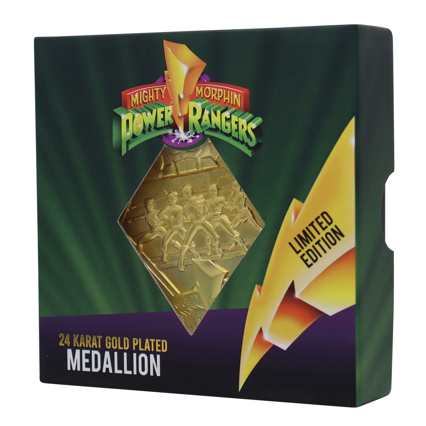 Power Rangers Limited Edition 24k Gold Plated Medallion