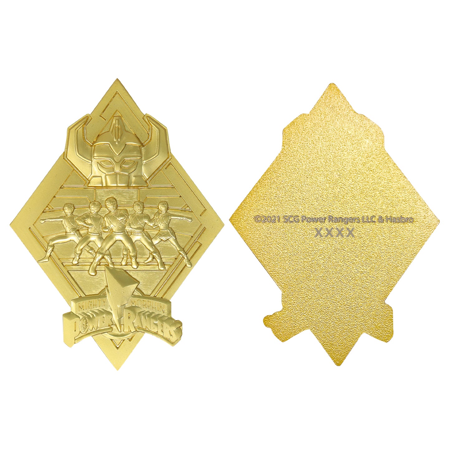 Power Rangers Limited Edition 24k Gold Plated Medallion