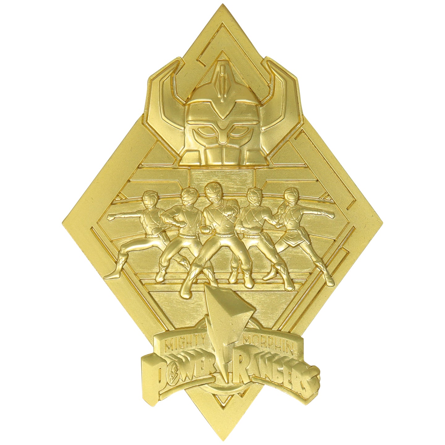 Power Rangers Limited Edition 24k Gold Plated Medallion