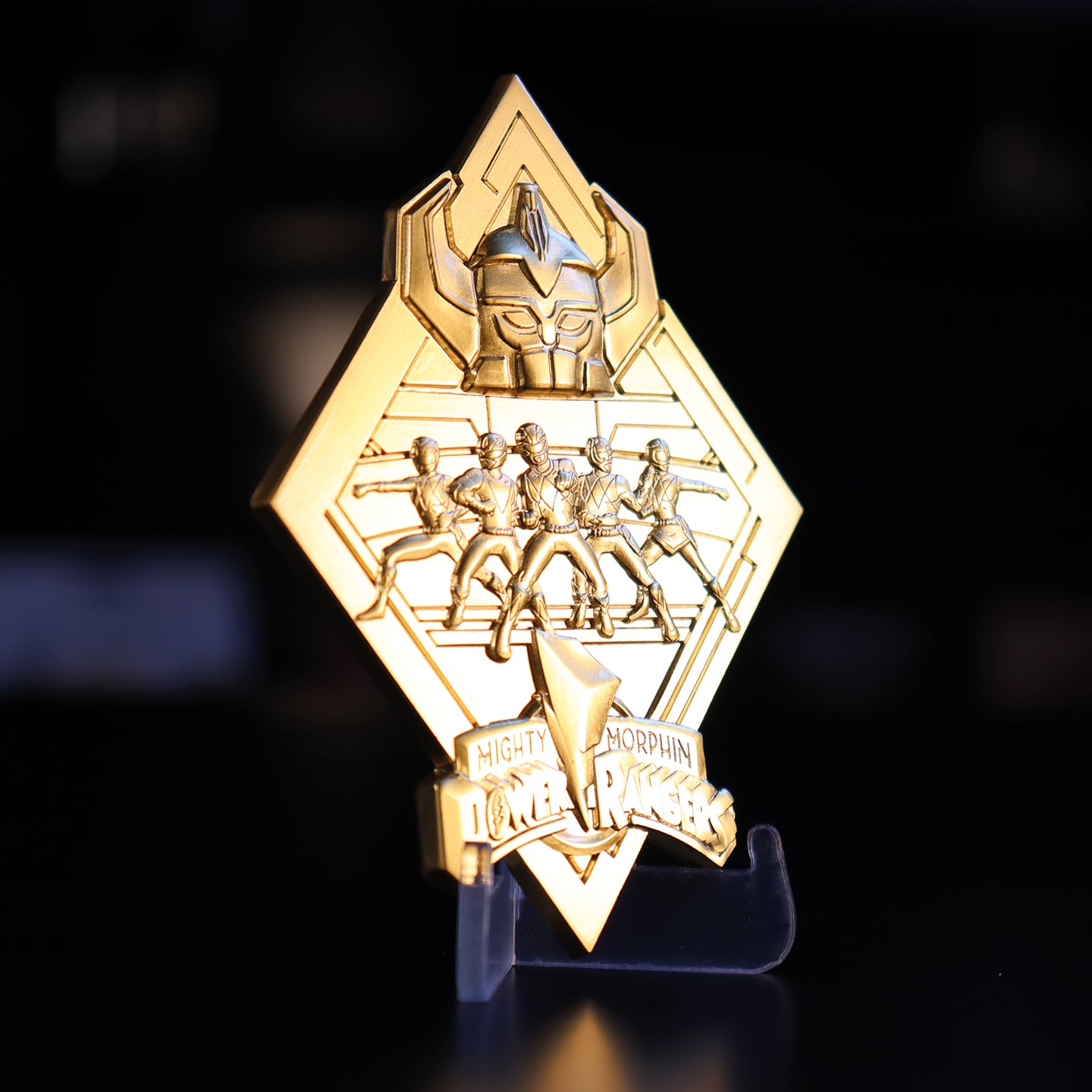 Power Rangers Limited Edition 24k Gold Plated Medallion