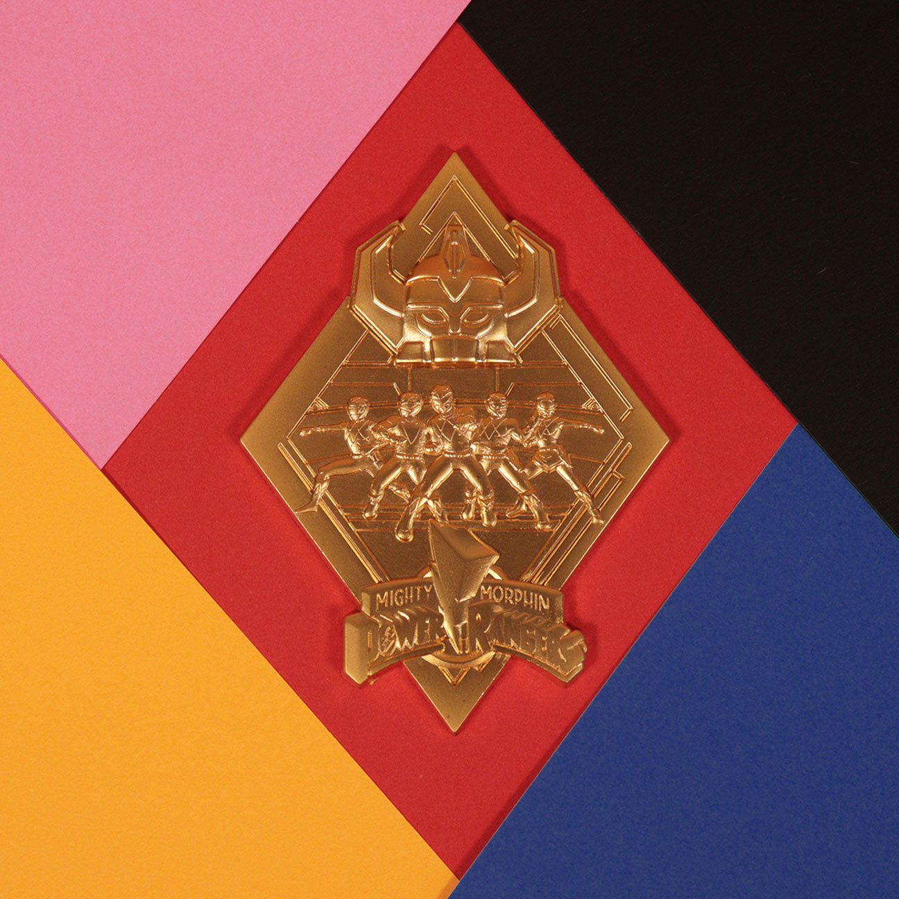 Power Rangers Limited Edition 24k Gold Plated Medallion