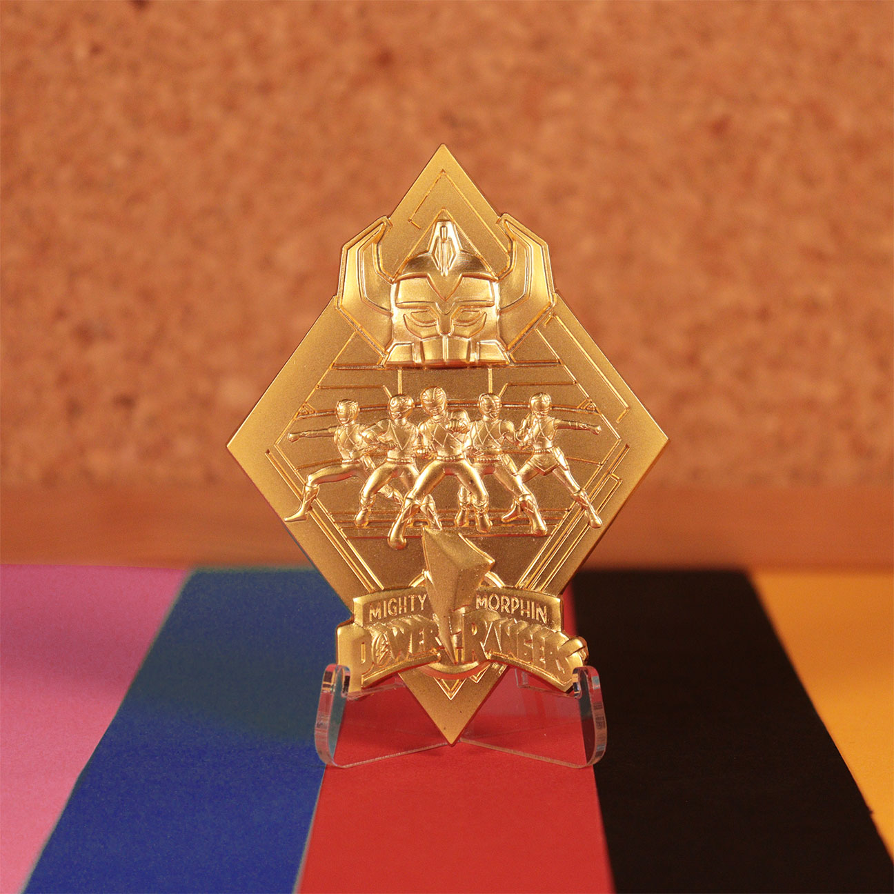 Power Rangers Limited Edition 24k Gold Plated Medallion