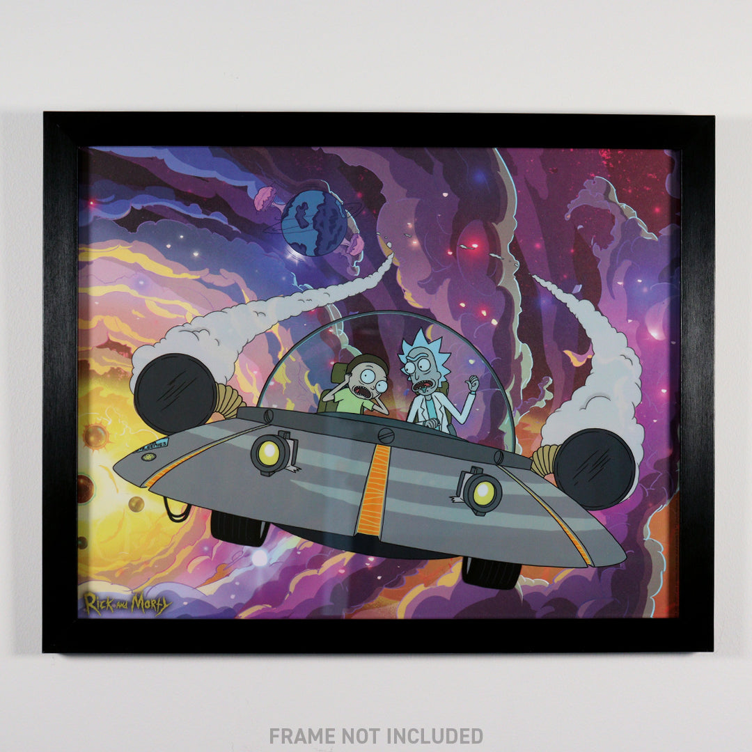 Rick and Morty Misadventure in Space Limited Edition Fan-Cel