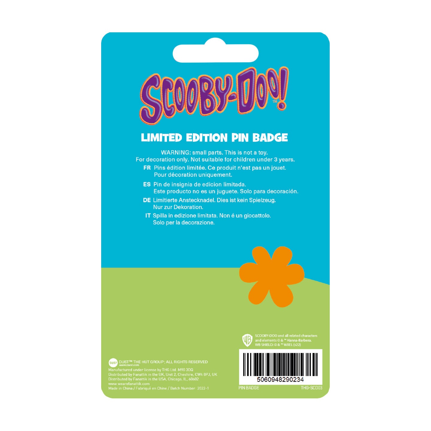 Scooby Doo Limited Edition Pin Badge