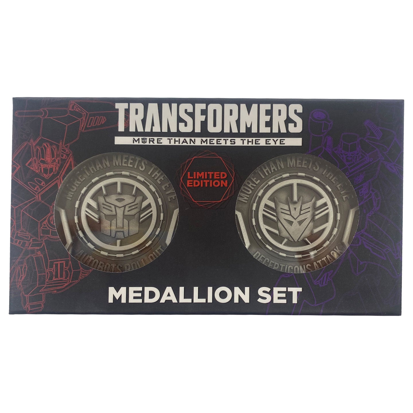 Transformers Limited Edition Medallion Set