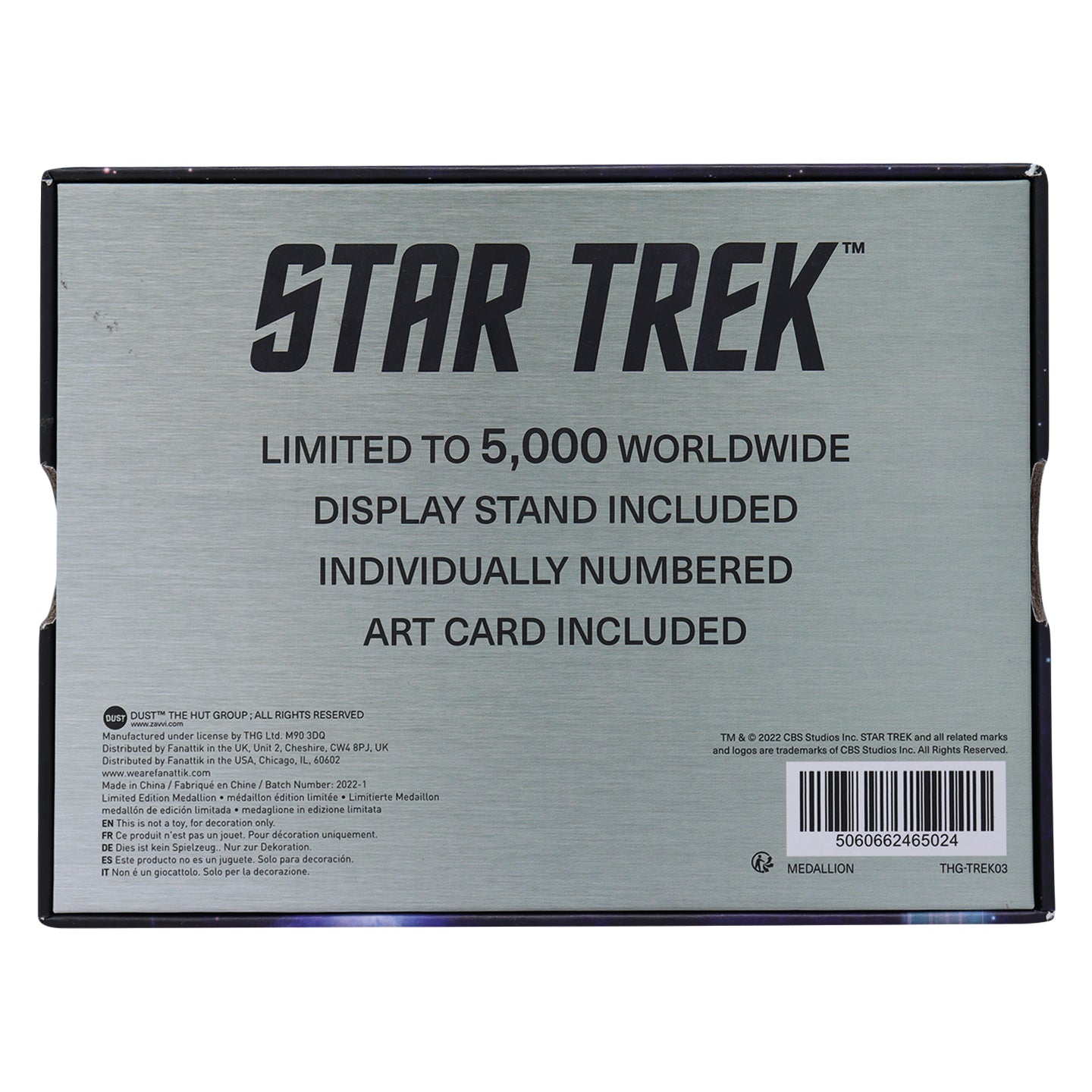 Star Trek Limited Edition Kobayashi Maru Medallion