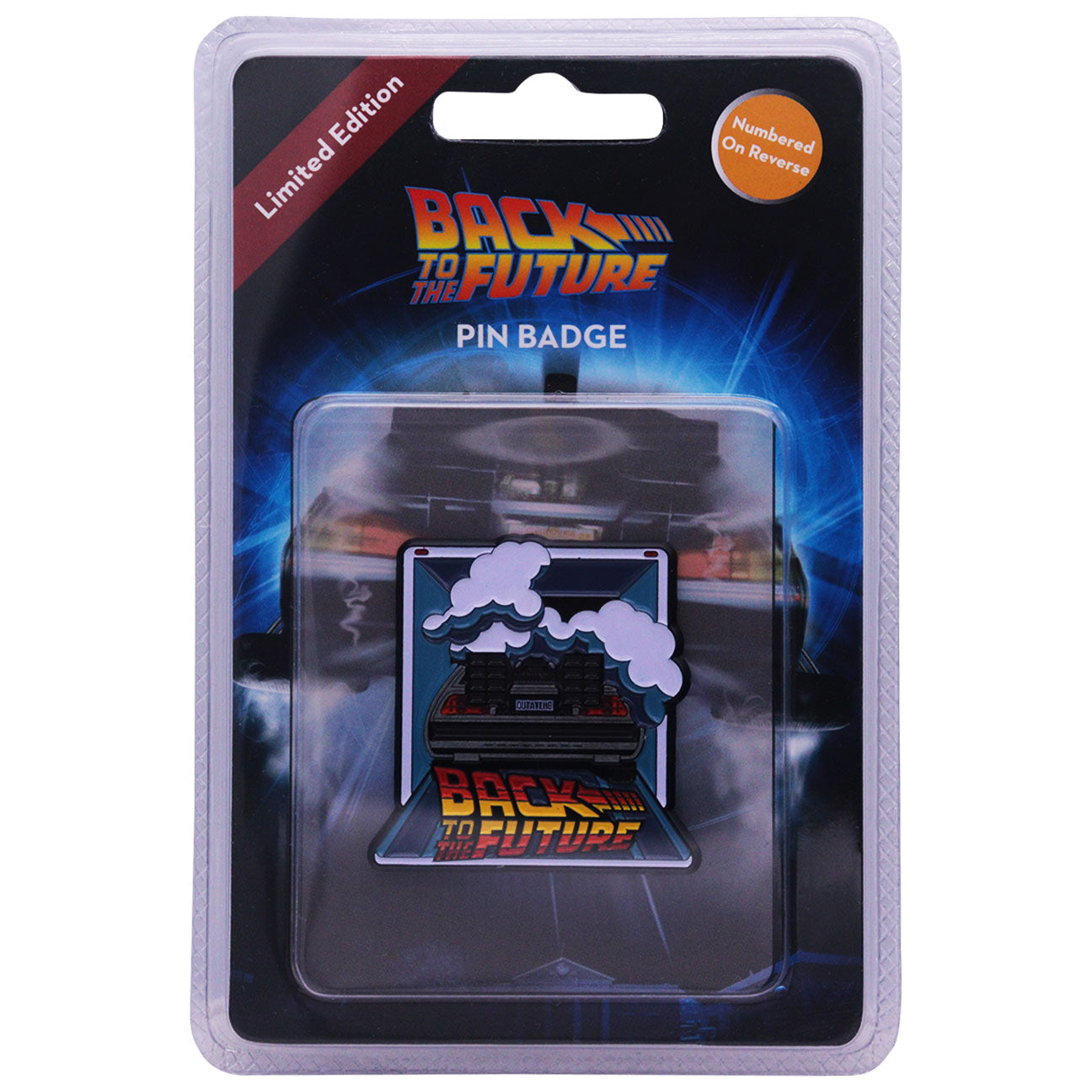 Back to the Future limited edition DeLorean pin badge from Fanattik