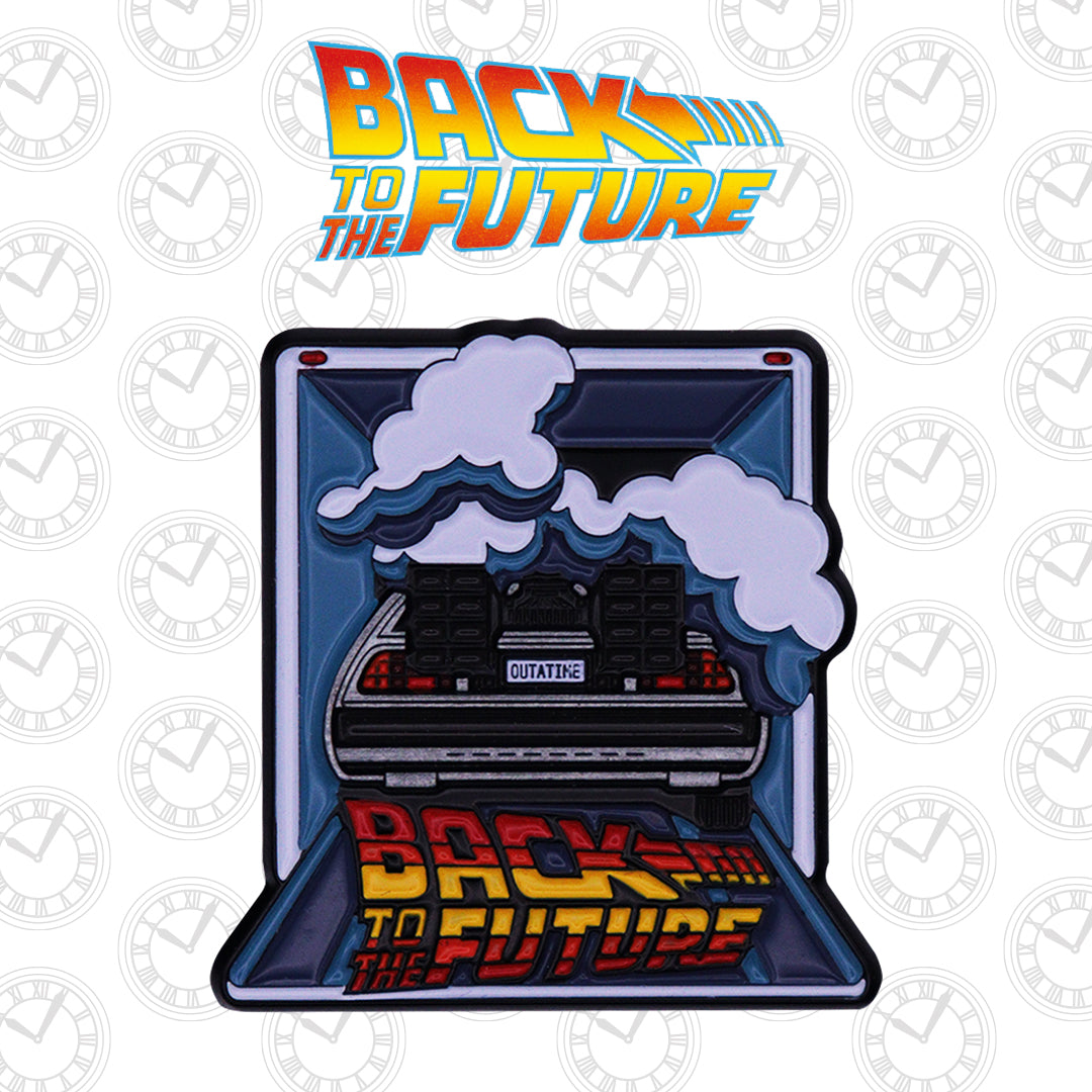 Back to the Future limited edition DeLorean pin badge from Fanattik