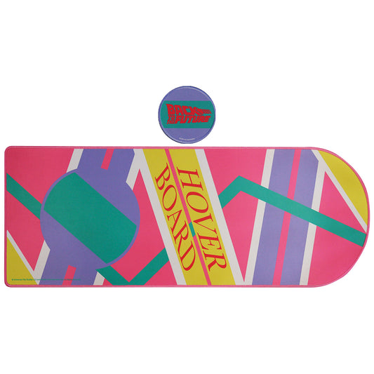 Back to the Future Non-slip Hoverboard Desk Pad and Coaster Set