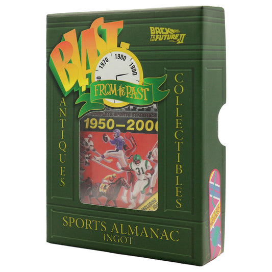 Back to the Future Limited Edition Sports Almanac Collectible Metal Ingot from Fanattik