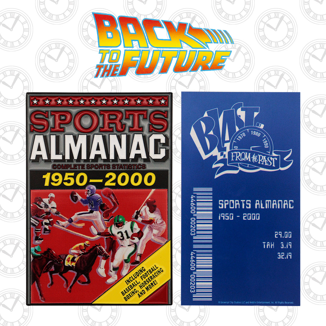Back to the Future Limited Edition Sports Almanac Collectible Metal Ingot from Fanattik