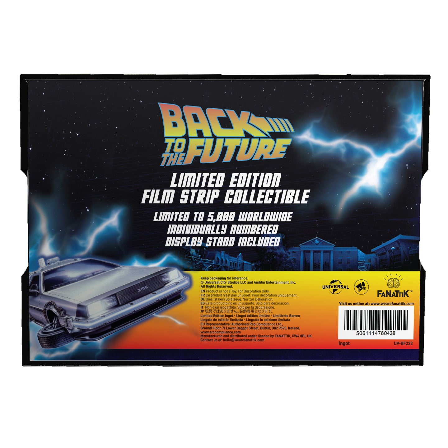 Back to the Future – Limited Edition Metal Film Strip Collectible