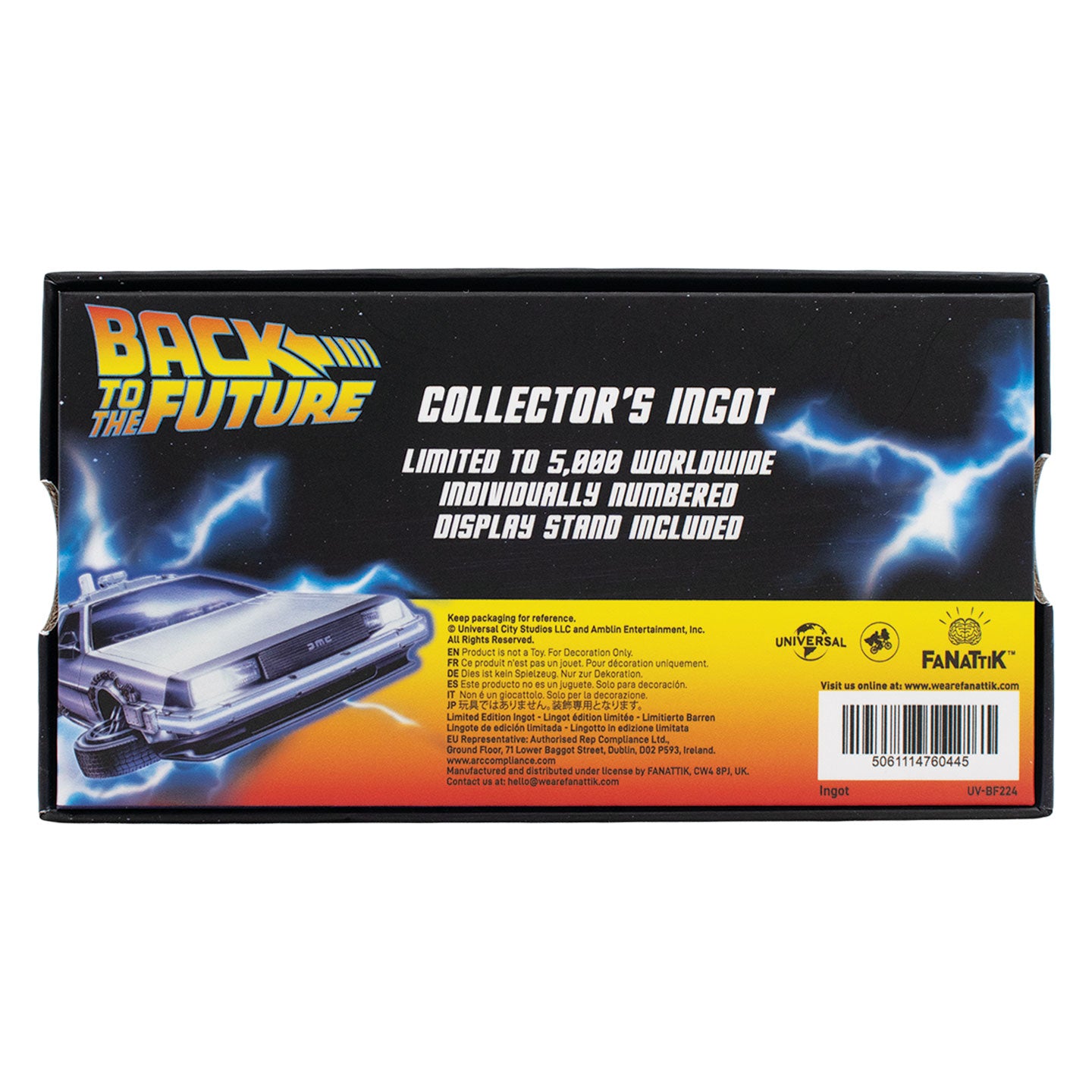 Back to the Future – Limited Edition Stained Glass-Style Ingot