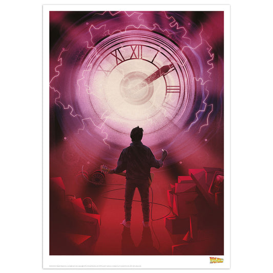 Back to the Future Clock Tower Limited Edition Art Print