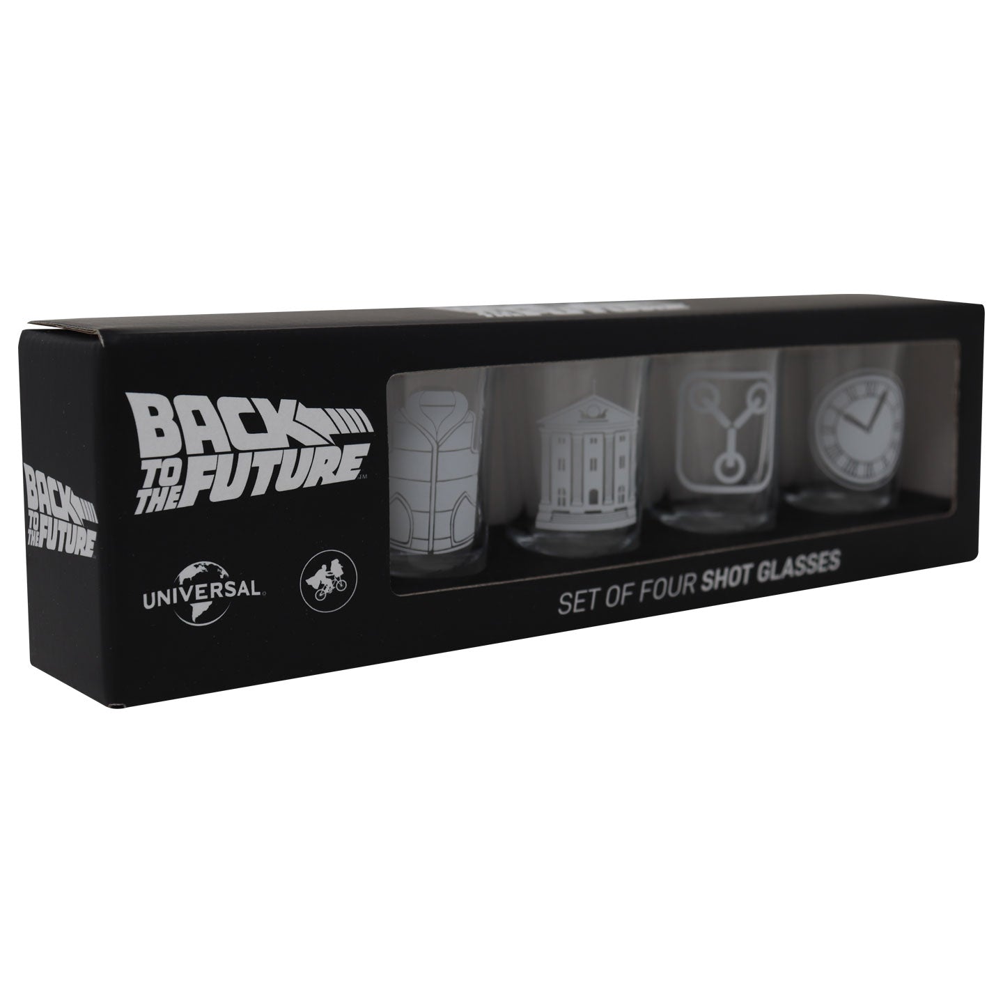 Back to the Future Premium Set of 4 Shot Glasses