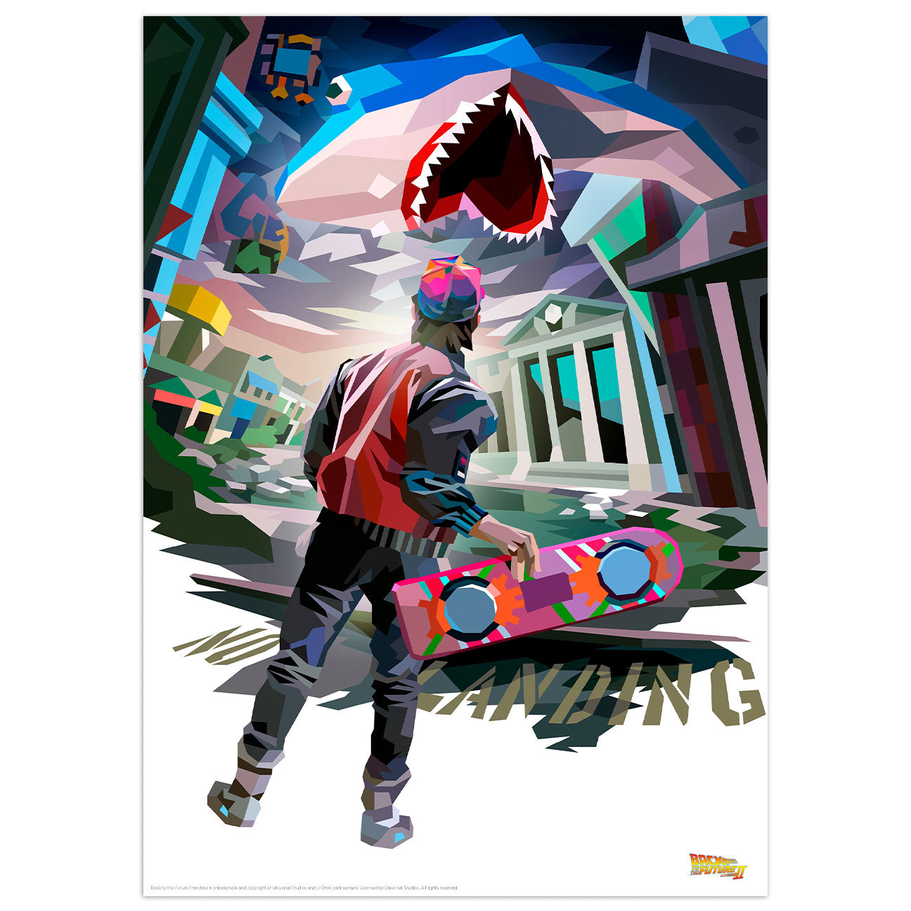 Back to the Future Part II Hoverboard Limited Edition Art Print