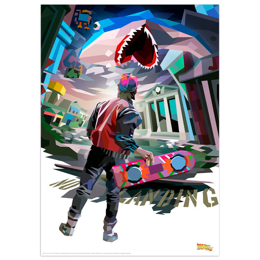 Back to the Future Part II Hoverboard Limited Edition Art Print