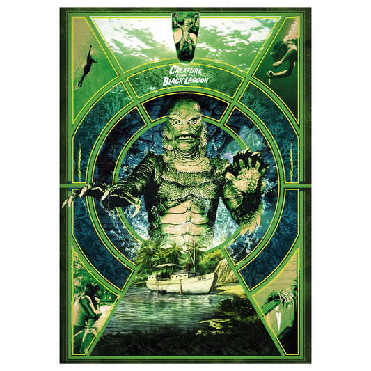 Universal Monsters Creature from the Black Lagoon Limited Edition A3 Art Print