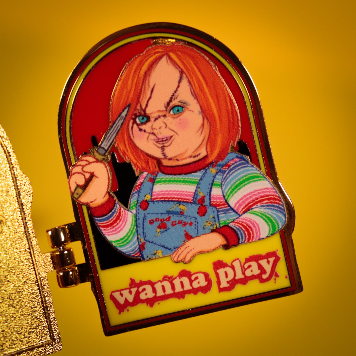 Chucky Limited Edition Hinged Pin Badge
