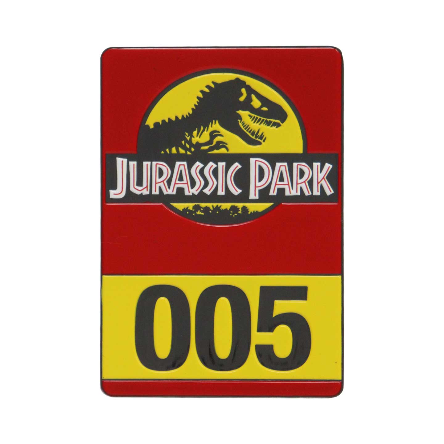 Jurassic Park Limited Edition 30th Anniversary Replica Vehicle I.D Ingot Front