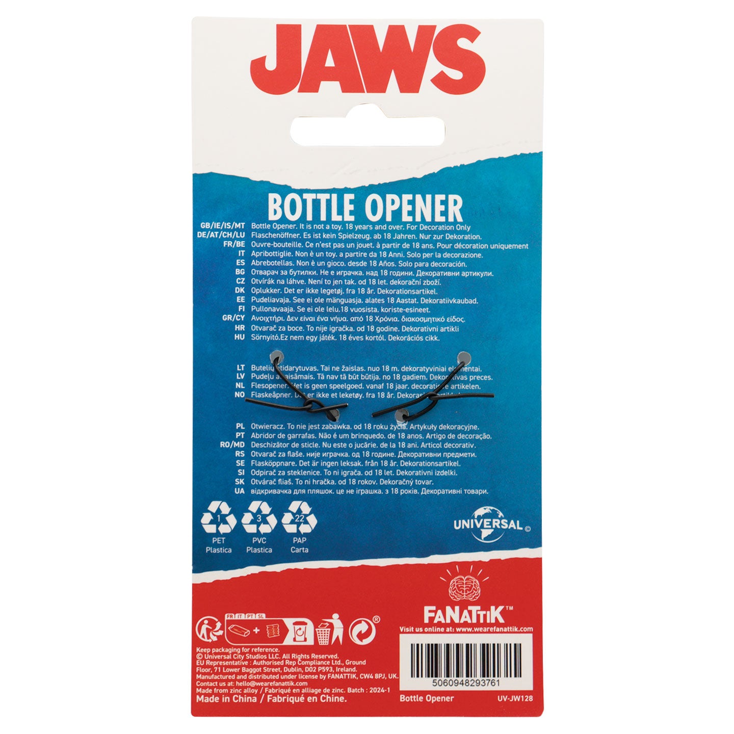 Jaws 50th Anniversary Shark Bottle Opener
